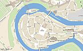 Mapa s lokací nabízených bytů, Široká 78-79, zdroj: www.mapy.cz