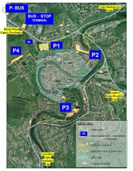 Karte des Parken - Schema 