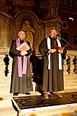 Znovu otevření rekonstruované kašny na náměstí, 30.11.2008, Český Krumlov, foto: Lubor Mrázek