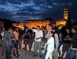 Night tours, Oto Šrámek, Český Krumlov 